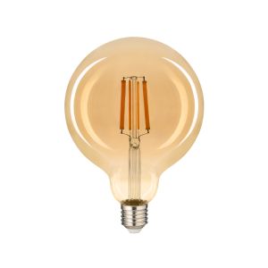 Філаментна LED лампа 12W E27 2200K G125 (бронза)