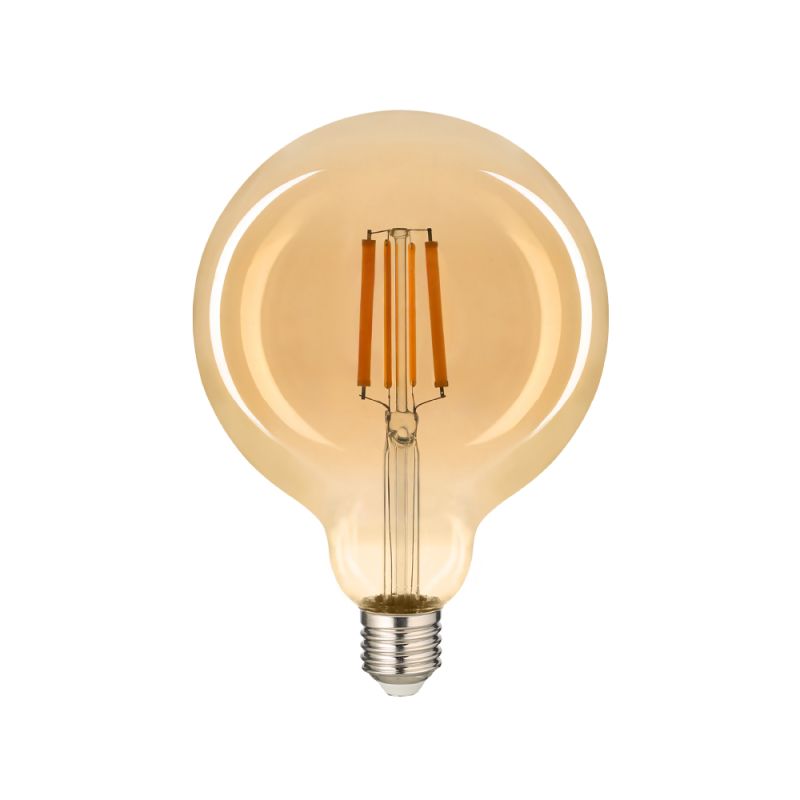 Філаментна LED лампа 12W E27 2200K G125 (бронза)
