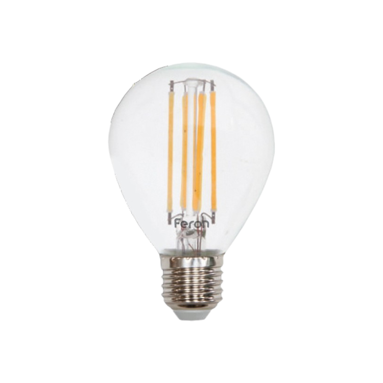 Філаментна LED лампа 4W E27 2700K G45 (прозора)
