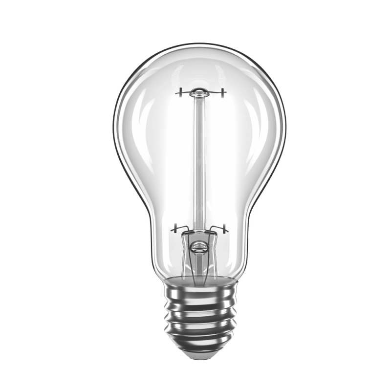 Філаментна LED лампа V-Filament 2W E27 4100K A60 (прозора)