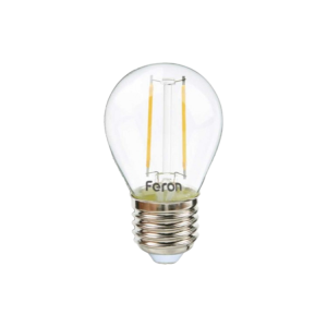 Філаментна LED лампа 2W E27 2700K G45 (прозора)