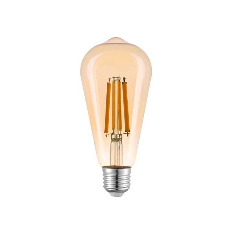 Філаментна LED лампа 10W E27 2200K ST64 (бронза)