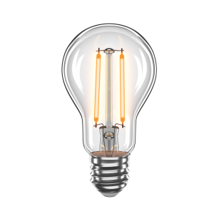 Філаментна LED лампа V-Filament 2W E27 помаранчева A60 (прозора)