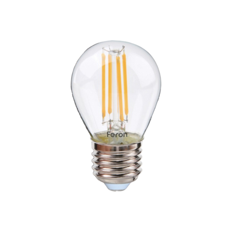 Філаментна LED лампа Filament LB-161 6W E27 4000K G45 (прозора)
