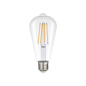 Філаментна LED лампа 10W E27 4000K ST64 (прозора)