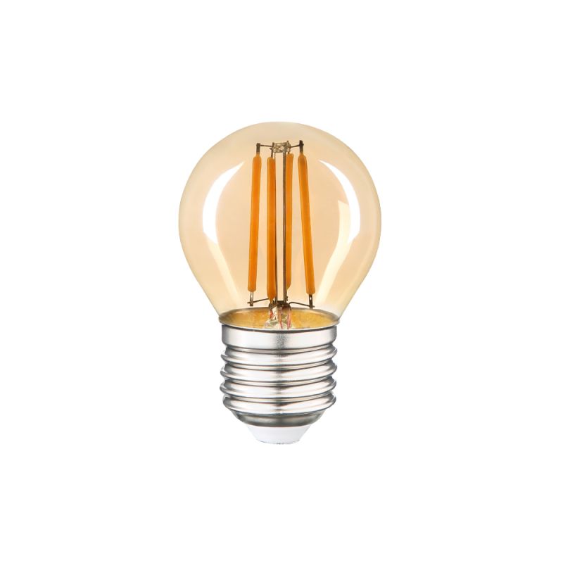 Філаментна LED лампа 4W E27 2200K G45 (бронза)